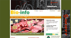 Desktop Screenshot of bio-info.cz